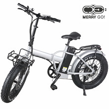 High Quality 20 Inch Fat Folding Electric Bicycle Moka